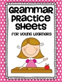 Grammar Practice Sheets {for young learners}
