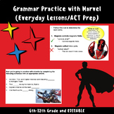 Grammar Practice with Marvel (Everyday Lessons/ACT Prep)