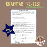 Grammar Pretest- Secondary ELAR