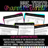 Grammar Pre-test Bundle - Middle School