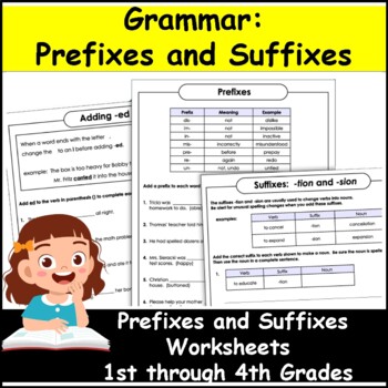 Grammar: Prefixes and Suffixes by Learning is Fun with Red1 | TpT