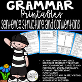 Grammar Worksheets, Grammar Review, Grammar Practice, Sentence Building