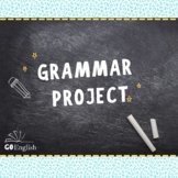 Grammar Project, End of Year, STAAR Review, Collaborative Project