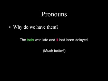 Preview of Grammar: Pronoun-Antecedent