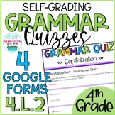 Grammar Quizzes 4.L.2 Google Forms 4th Grade Digital Learning