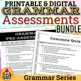 Grammar: Quizzes and Assessments (PRINTABLE & DIGITAL)