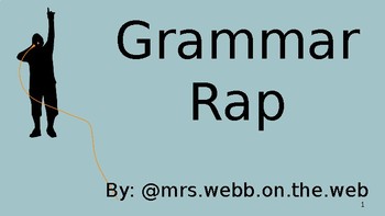 Preview of Grammar Rap - Lyrics Presentation