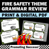 Fall Fire Safety Day Grammar and Spelling Activities ESL S