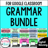 Grammar Review Activities for Google Classroom Digital BUNDLE