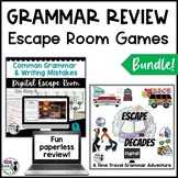 Grammar Review Escape Room Bundle