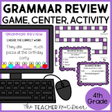 Grammar Review Game for 4th Grade - Grammar Review Center 