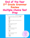 Grammar Review Multiple Choice Worksheet End of the Year T