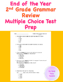 Grammar Review Multiple Choice Worksheet End of the Year T