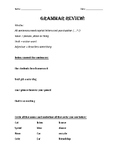 Grammar Review Page