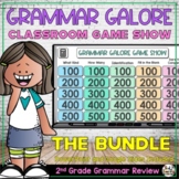 Grammar Review PowerPoint Game Show Bundle for 2nd Grade