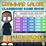 Grammar Review PowerPoint Game Show GROWING Bundle for 4th Grade