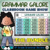 Grammar Review PowerPoint Game Show GROWING Bundle for 6th Grade