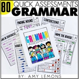 Grammar Review & Grammar Assessments w/ No Prep Grammar Pr
