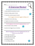 Grammar Review- Pronouns, Adjectives, Verbs, & Nouns!