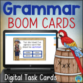 Grammar BOOM Cards ELA Language Arts Review Nouns Verbs Co