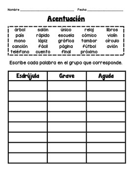 Grammar Review (Spanish) by Sra Proudfoot | TPT