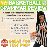 Grammar Review Test Prep 4th & 5th Grade Basketball Review Sports