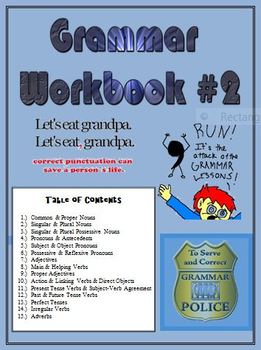 Preview of Grammar Practice Workbook #2