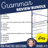 Grammar Review Worksheets Bundle includes Adjectives Nouns