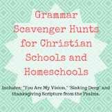 Grammar Scavenger Hunts | Christian Songs and Scripture