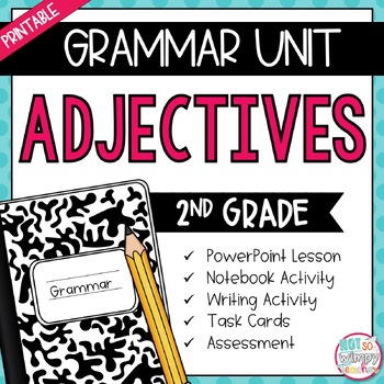 Preview of Grammar Second Grade Activities: Adjectives