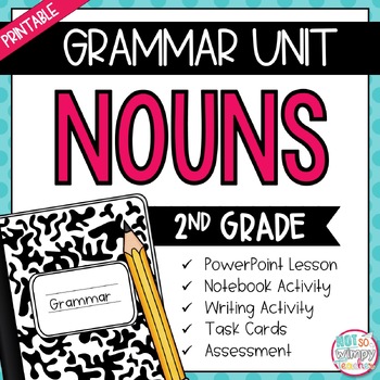 Preview of Grammar Second Grade Activities: Nouns