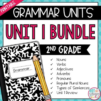 Preview of Grammar Second Grade Activities: Unit 1