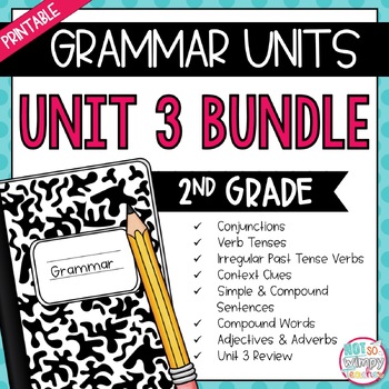 Preview of Grammar Second Grade Activities: Unit 3