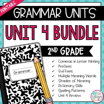 Preview of Grammar Second Grade Activities: Unit 4