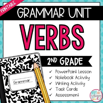 Preview of Grammar Second Grade Activities: Verbs
