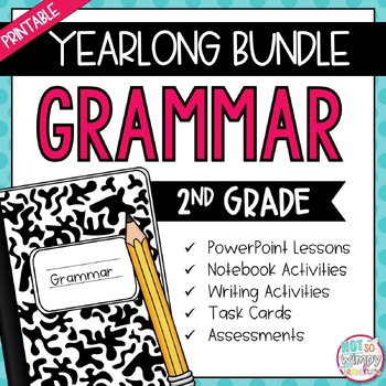 Preview of Grammar Second Grade Activities: Year-Long Bundle