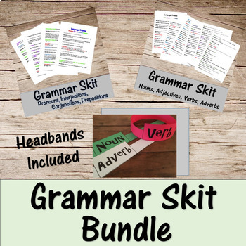 Preview of Grammar Skit Bundle -Parts of Speech-
