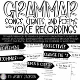 Grammar Songs, Chants, and Poems with Audio Recordings