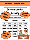Grammar Sorting Activity (Nouns, Adjectives, and Verbs)