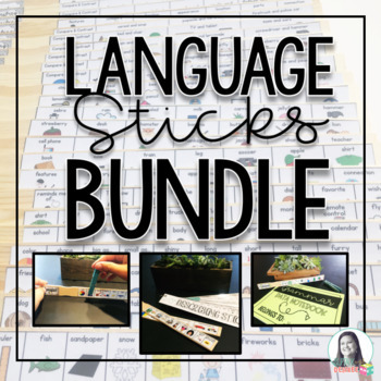 Preview of Language Sticks Bundle