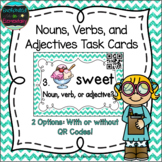 Grammar Task Cards: Nouns, Verbs, and Adjectives Set