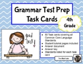 Grammar Test Prep Task Cards 4th Grade