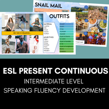 Preview of Grammar The Present Continuous ESL Speaking