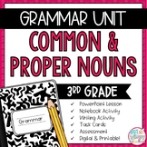 Grammar Third Grade Activities: Common and Proper Nouns