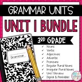 Grammar Third Grade Activities: Unit 1 Bundle