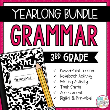 Preview of Grammar Third Grade Activities: Year-Long BUNDLE
