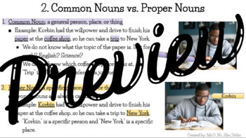 Preview of Grammar Time!: Nouns