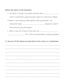 Grammar Unit 1 Quiz - Root Word Study, Idioms, Homophones,