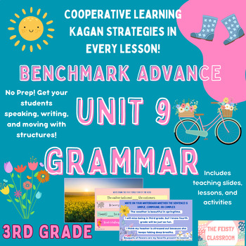 Preview of Grammar Unit 9 Benchmark Advance - Teaching Slides with No Prep Activities