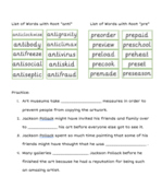 Grammar Unit 2 Packet - Root Word Study, Idioms, Homophone